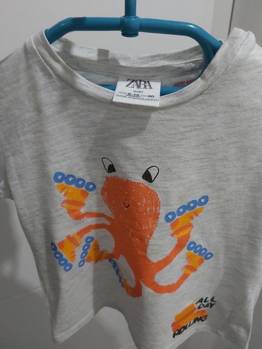 Bluzka T-shirt ze sklepu ZARA  80 cm.