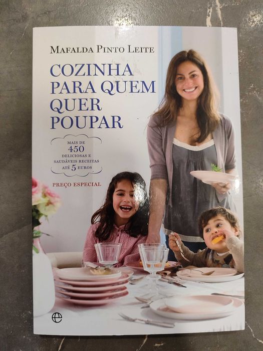 Livro "Cozinha para quem quer poupar"