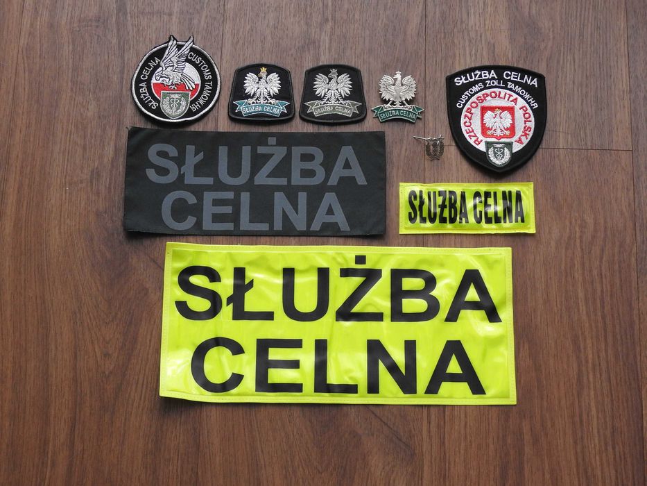 Służba Celna - Zestaw naszywek