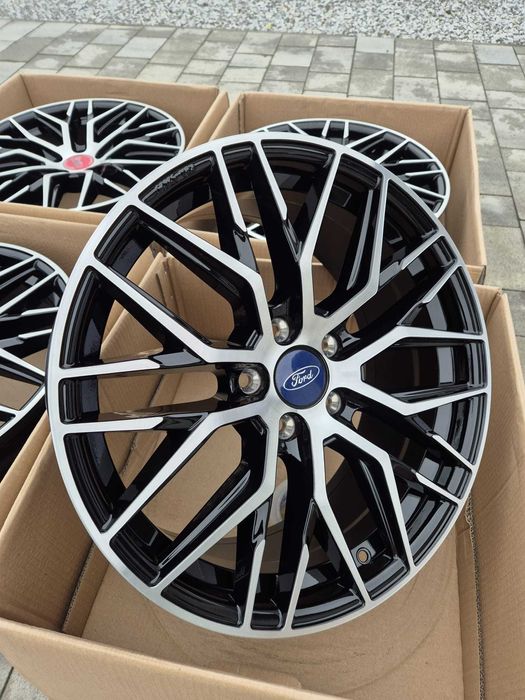 #RS4 Alufelgi R17 5x108 Ford Focus Mondeo Transit Nowe TPMS śruby