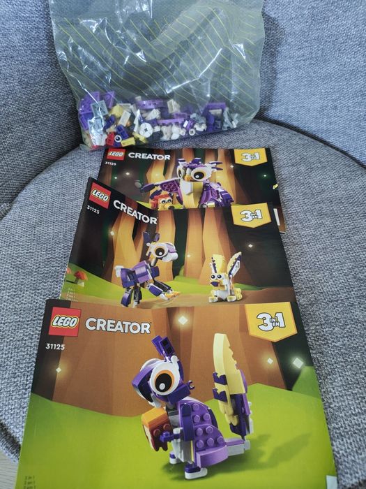 Lego crator 31125 fantastyczne leśne stworzenia