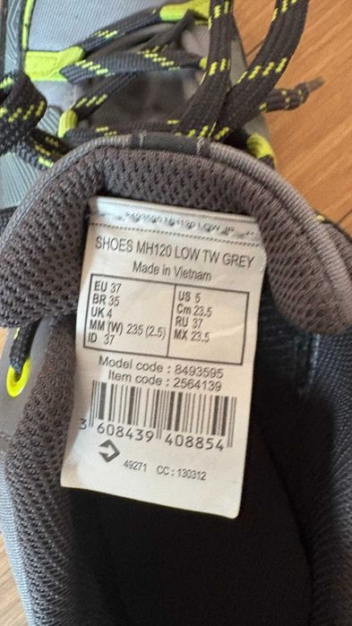 Buty dzieciece Quechua nowe roz 37