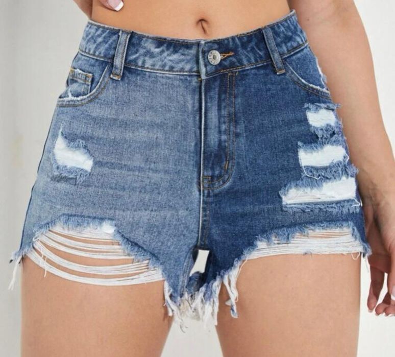 Spodenki jeansowe L Shein