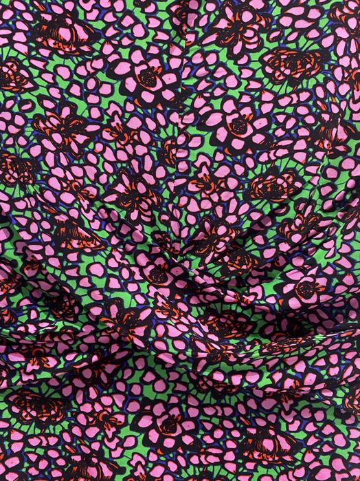 Sukienka hm 36 kwiaty dopasowana