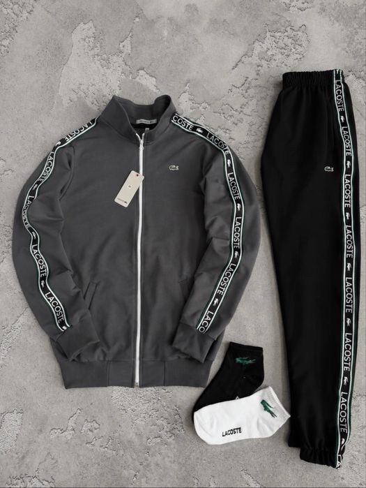 Чоловічий спортивний костюм лакоста Lacoste [S,M,L,XL,XXL] + шкарпетки в подарунок!