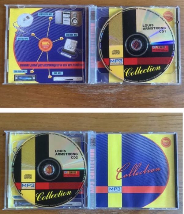 CD диск / диски джаз Louis Armstrong, Herbie Hancock, Billie Holiday