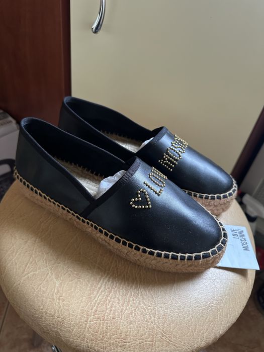 Espadryle love moschino