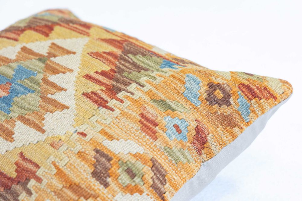 almofada kilim afegão manual