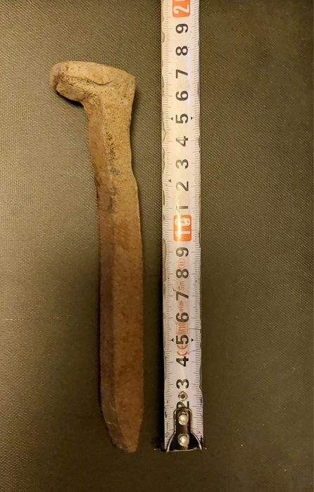 Stary kolec gwóźdź kolejowy szynowy