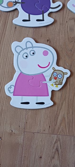 Puzzle Świnka Peppa + gratis