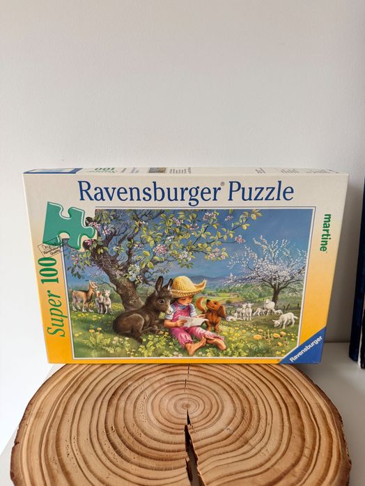 vintage puzzle dla dzieci „Martine: Ein Frühlingstag” (Wiosenny dzień) od firmy Ravensburger 100