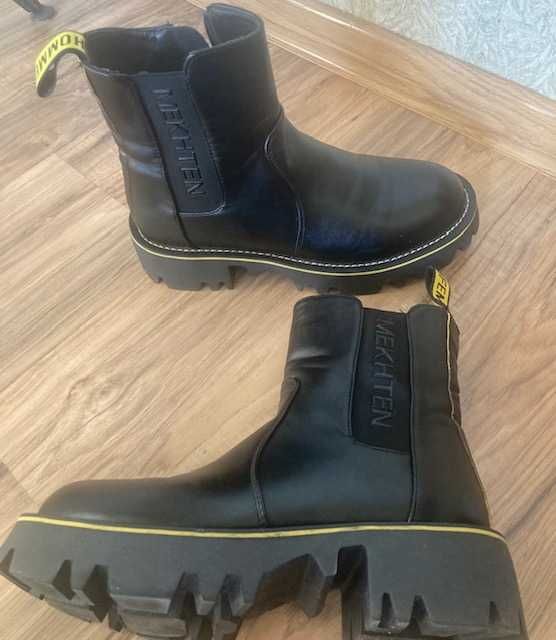 ботинки челси на флисе  39 размер