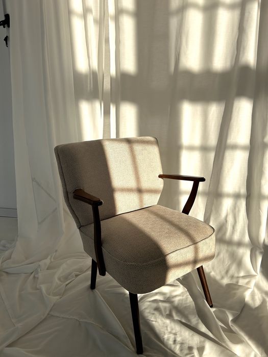 Fotel vintage po renowacji