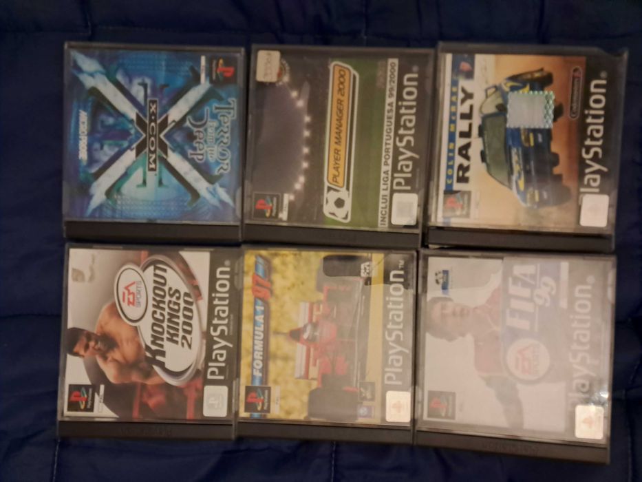 Playstion 2 mini c/ comandos + Jogos PS1 e PS2