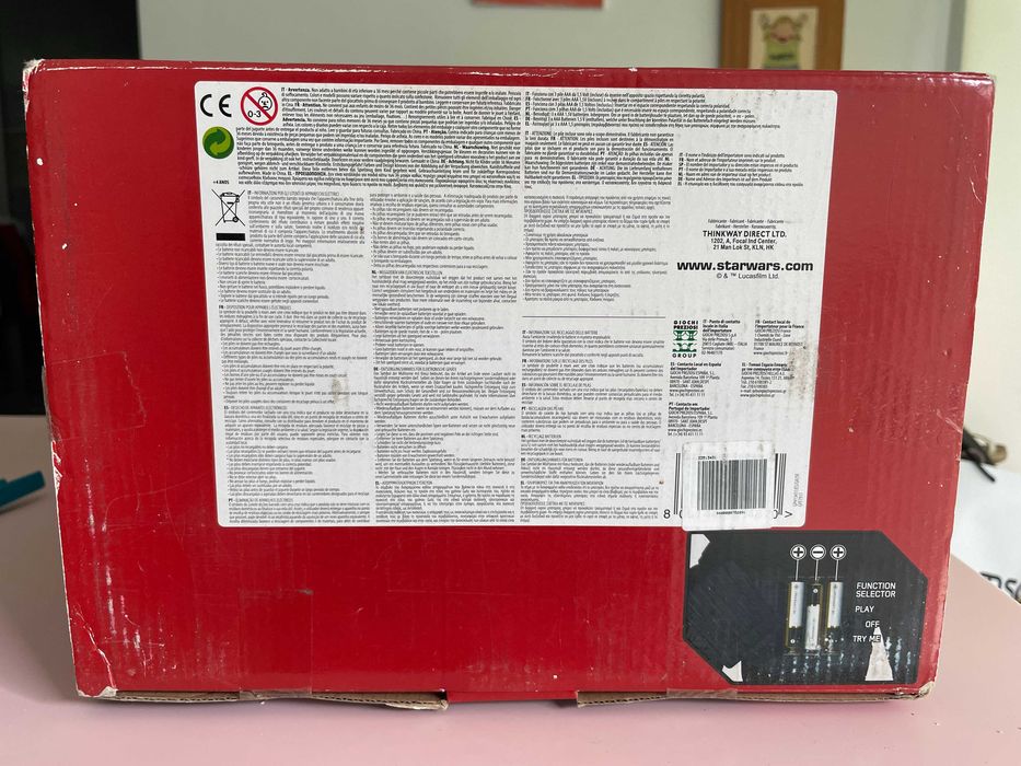 Darth Vader - Figura exclusiva e interativa da Thinkway c/ 43cm (novo)