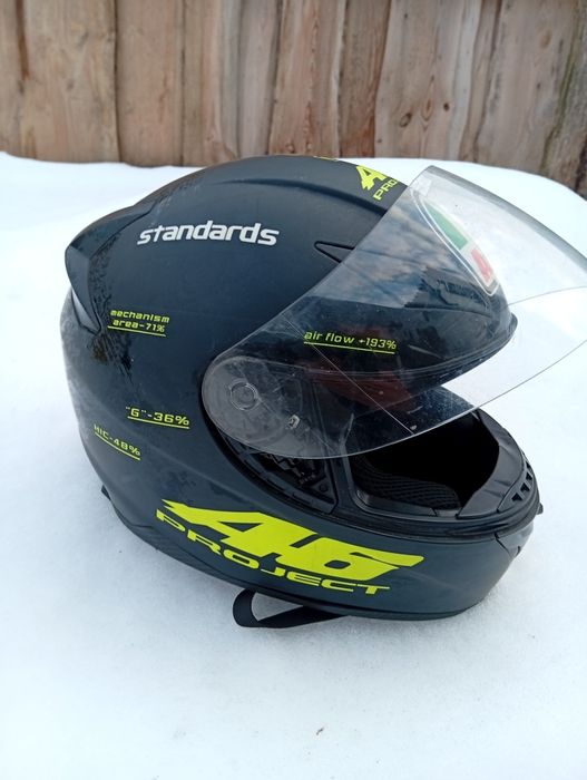 Мотошлем Anda в стиле AGV Valentino Rossi (46 Project)