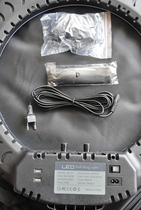 Для блогера професійна кільцева лампа для фотостудії штатив