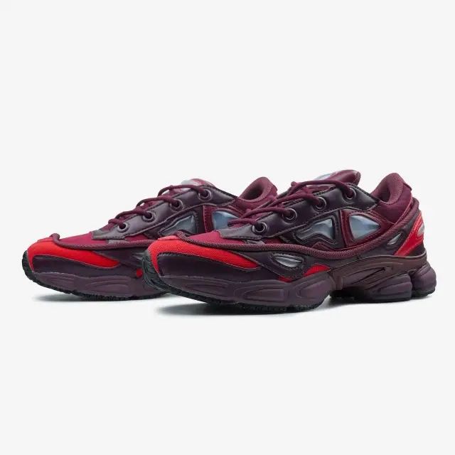 Мужские кроссовки Adidas x Raf Simons Ozweego 3 Burgundy