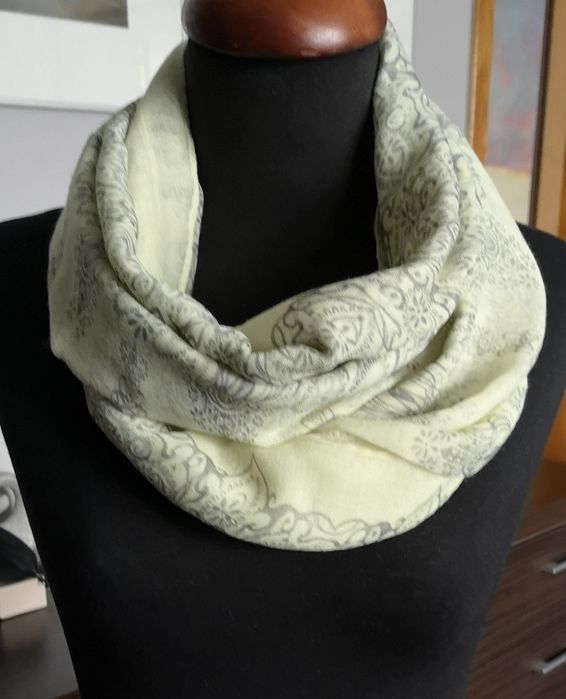 Apaszka/komin w kolorze żółtym