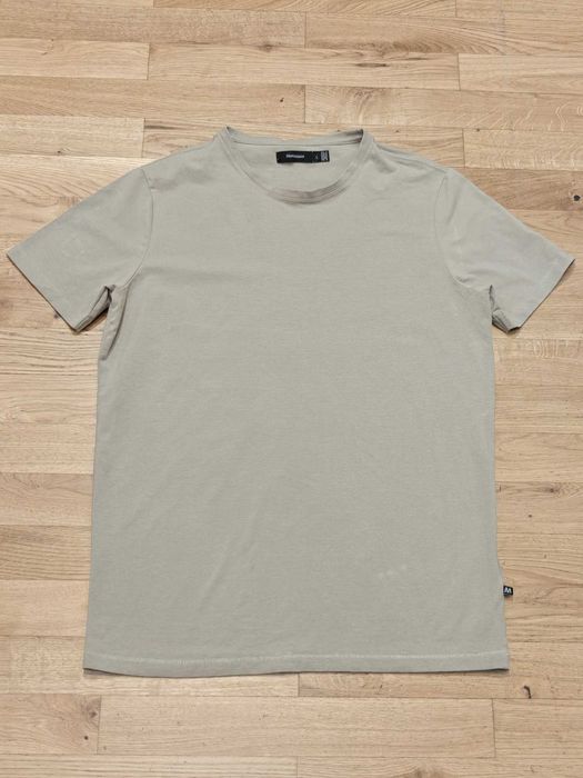 Matinique Jermalink T-shirt męski L beż/khaki bawełna elastan
