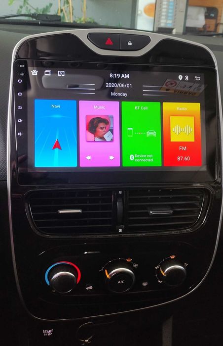 (NOVO) Rádio 2DIN 10.1" • Renault ZOE • (2013 a 2019) • Android 4+64GB