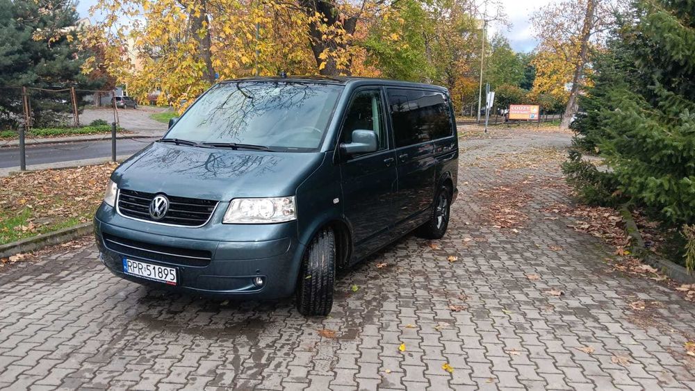 Volkswagen Multivan 2.5TDI 174KM  Webasto 7-osobowy 2004 Stan Idealny