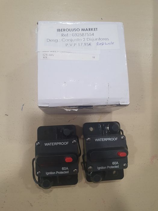 Conjunto 2 disjuntores -red wolf