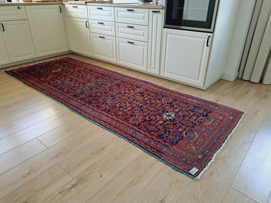 Kolekcjonerski perski chodnik ręcznie tkany Malajer 110x310cm nr1539