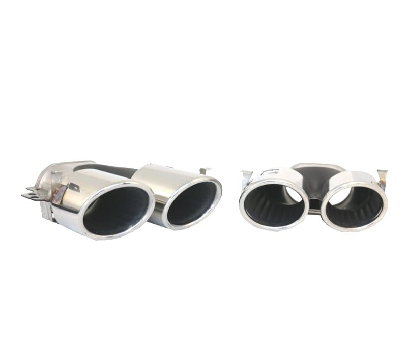 PONTEIRAS DE ESCAPE MERCEDES GLE W167 19- LOOK GLE53 CROMADAS