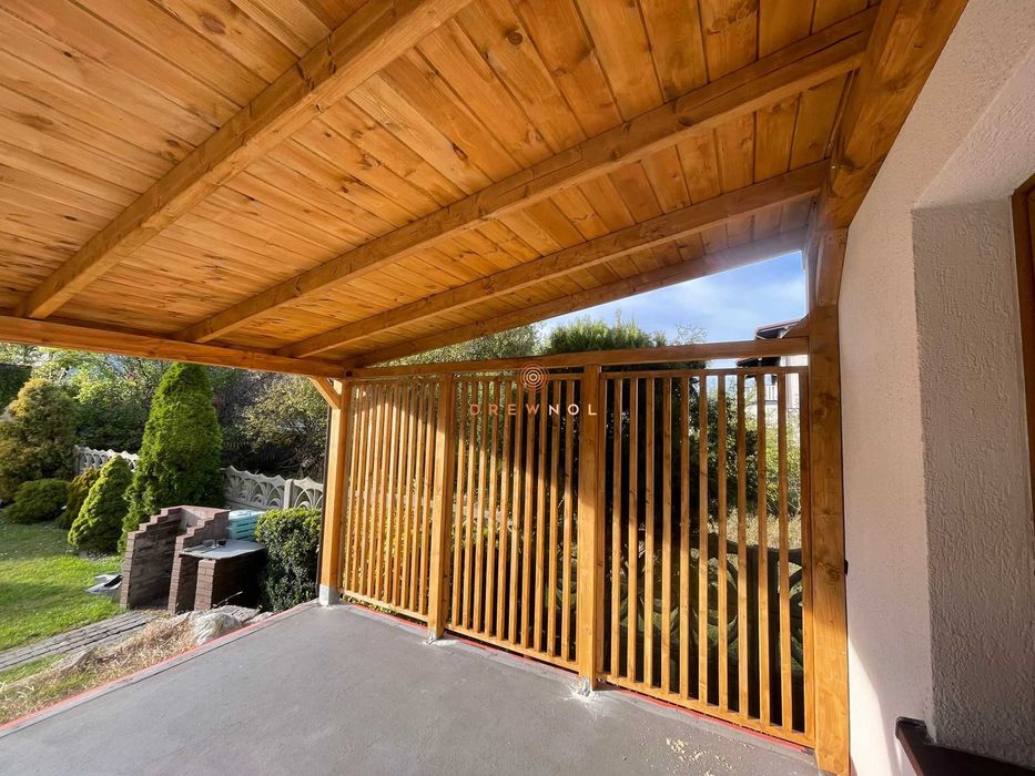 Zadaszenie tarasu wiata pergola altanka carport taras drewniany zadaszenia