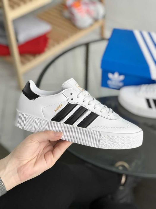 Кросівки Adidas Samba Rose Classic White/Black premium