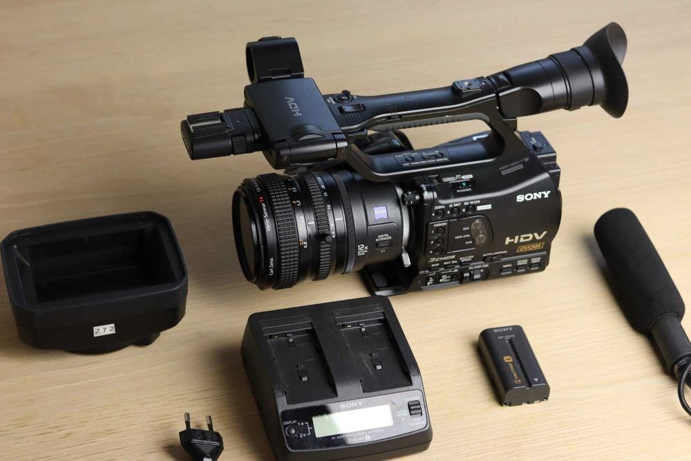 Câmara de filmar Sony HVR-Z7E Profissional HDV