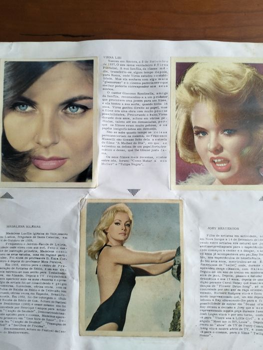 Caderneta Ídolos do Espectáculo (a faltar um cromo)