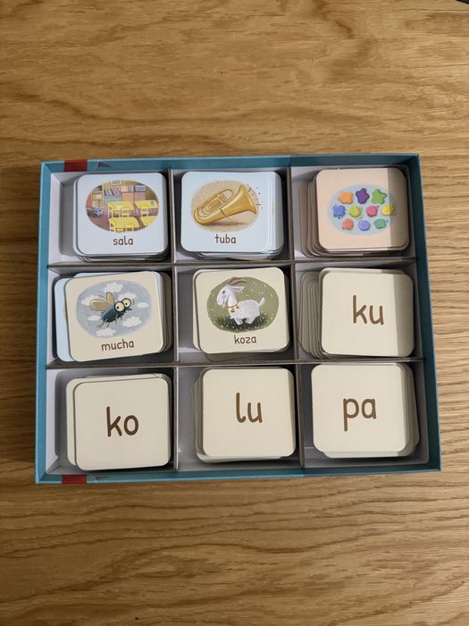 Feluś i Gucio grają w sylaby gra edukacyjna
