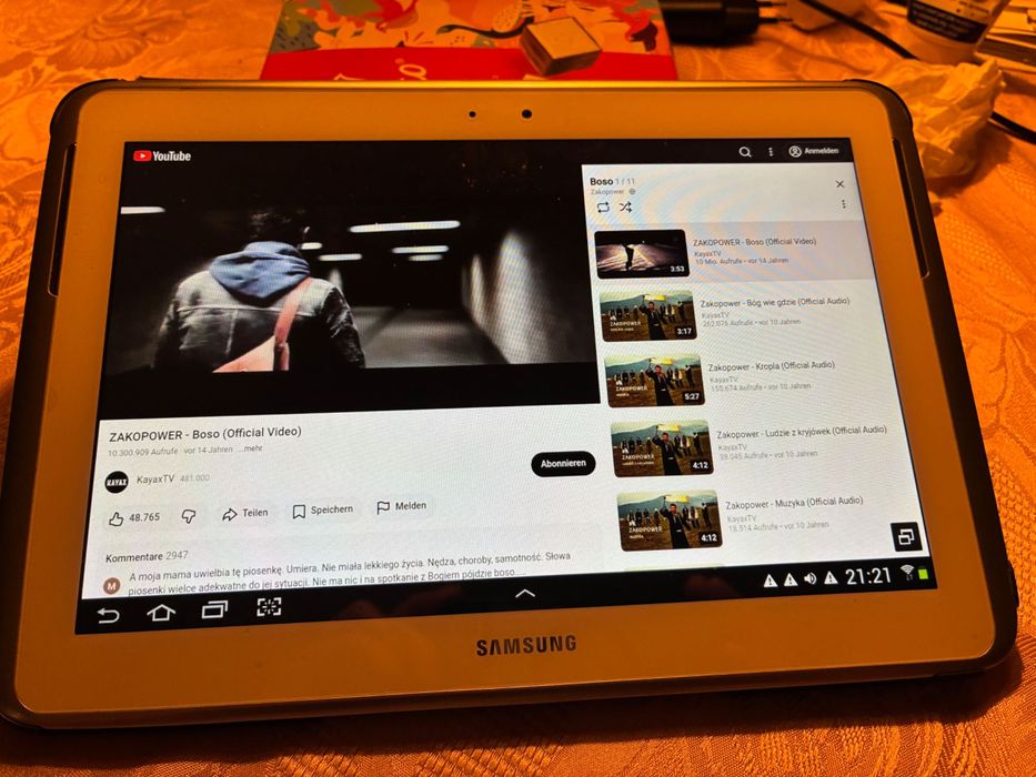 Tablet Samsung Galaxy Note 10.1