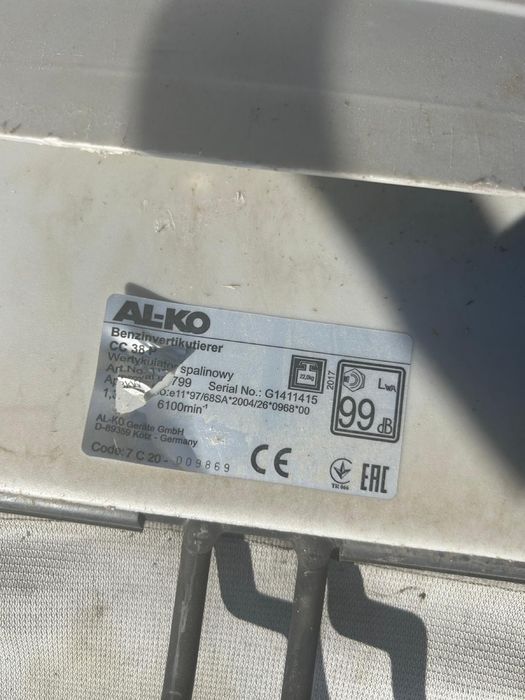 Wertykulator spalinowy Alko