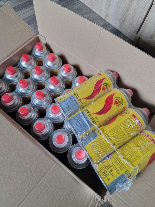 kartusze gazowe nabój do kuchenki turystycznej palnika camping 28 szt