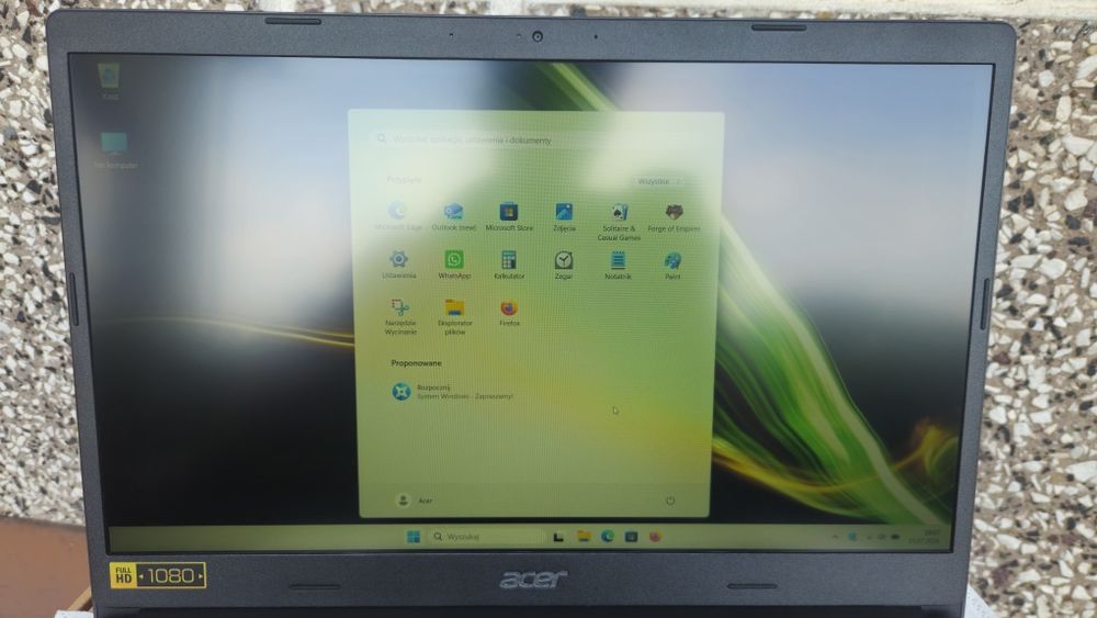 Laptop Acer Aspire 3 Ryzen 3500U Vega 8