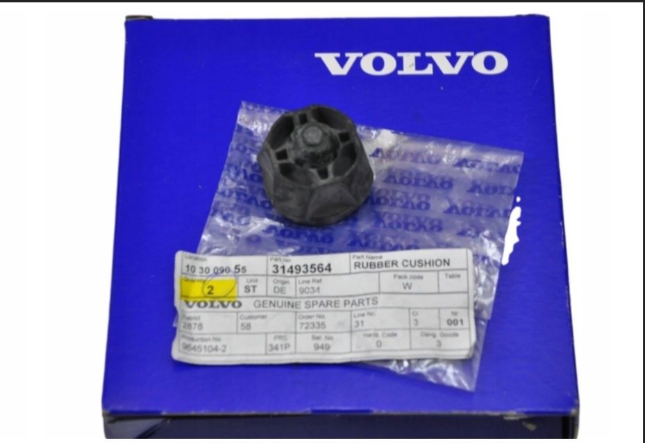 Volvo S60 V60 poduszka osłony silnika duża nr  31493564