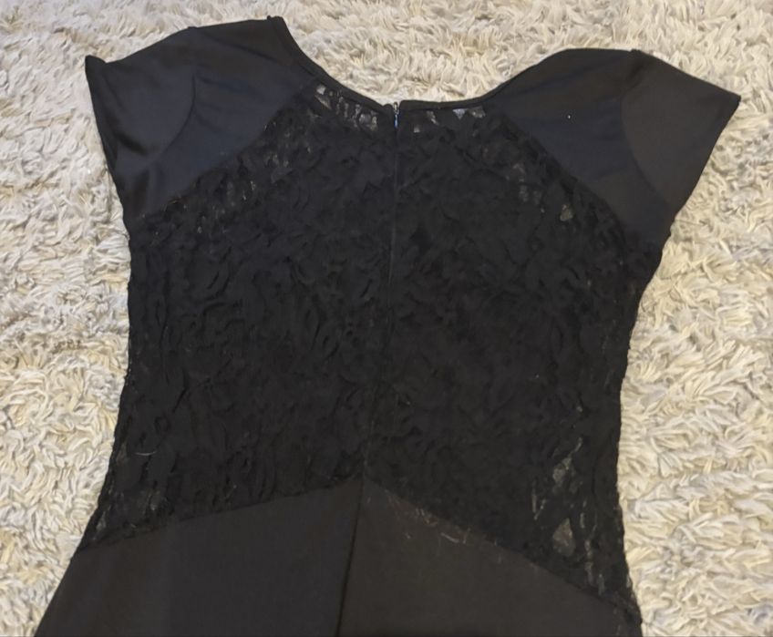 Czarna dluga sukienka