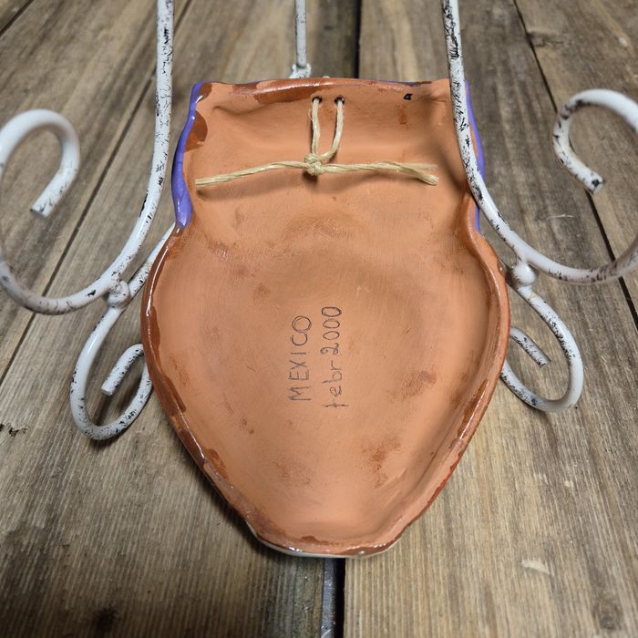 Ceramiczna zawieszka , sowa