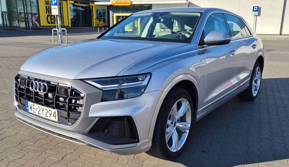 Audi Q8 Salon Polska, tempomat ACC, serwis ASO