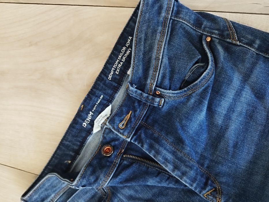 Jeansy Tom Tailor piach up rozmiar 31 40/L stan bdb