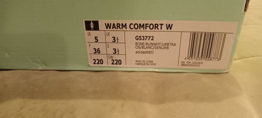 Жіночі зимові чоботи сапоги дутікі Adidas Warm comfort 36р
