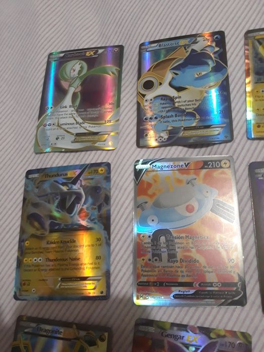 18 Cartas holográficas Pokemon