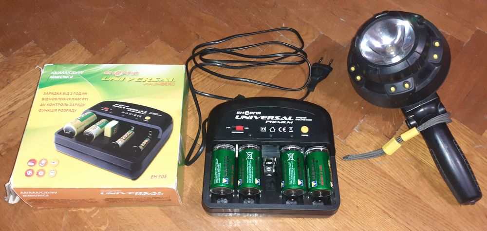 Подводный фонарь под аккумуляторы D 4шт.