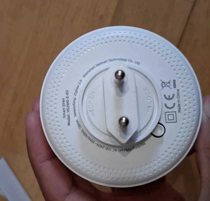 Sirene Alarme Inteligente Heiman Zigbee 3.0 - Nova