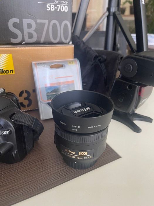 Nikon D3100, DX 18-105mm, SB-700(new), штатив+фильтр+сумка