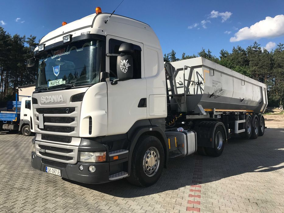 Usługi wywrotka transport HDS wanna 4oska niskopodwoziowy