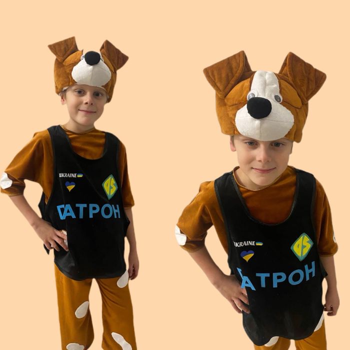 Костюм санти діда мороза дорослий, пес Патрон, сніговик